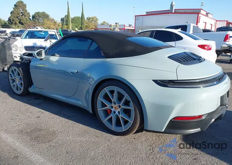 2025 Porsche 911 Carrera 4 Gts /Carrera Gts из США, поврежденный, VIN WP0CB2A93SS247259